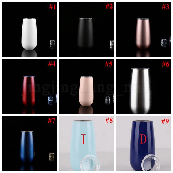 

6oz ooa5362 cups insulated glasses mugs wine colors stemless 9 steel double walled vacuum stainless tumblers with lid egg cup kids xqgjb