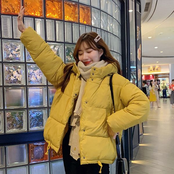 

black winter jacket women coat 2019 fashion female hooded winter coat women short parkas warm casual jacket female parkas mujer