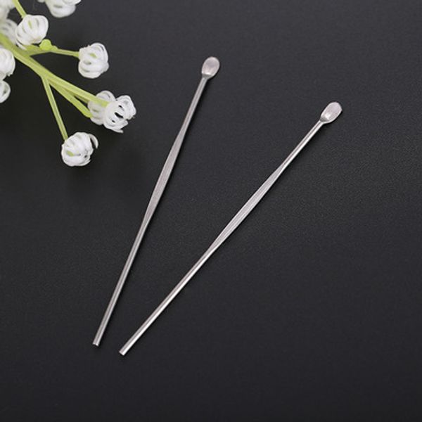 

wholesale metal deaf ear spoon ear cleaner with keyhole stainless steel ear digging