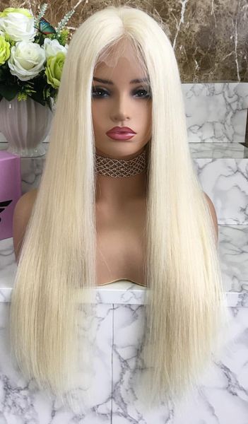 

good quality malaysian lace front #613 natural straight full lace human hair wigs with baby hair no shedding 150% density for women