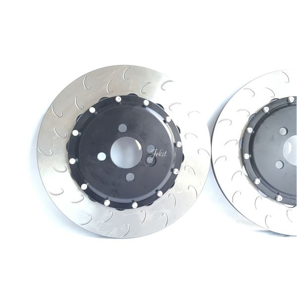 

jekit 355*32mm brake rotor with black center hat for ap9040 red brake caliper for fit