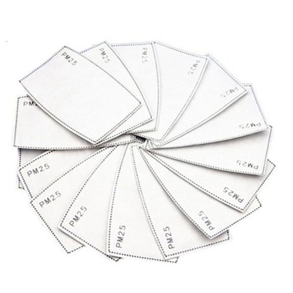 

dhl ship replaceable pm2.5 ply face mask pad pm2.pm2.5 activate filter mouth mask 5 with activated carbon