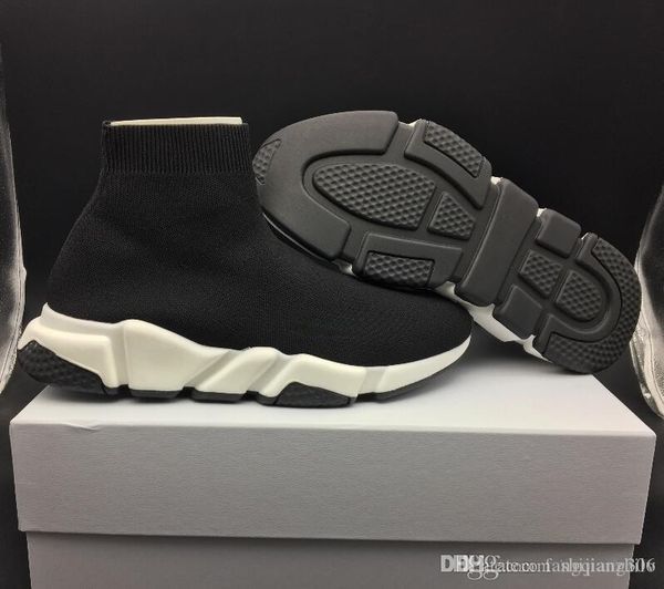 

new design luxury sock shoe speed trainer breathable sneakers speed trainer sock race runners black shoes men and women sports shoes 36-45