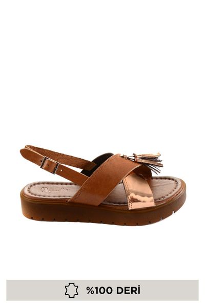 

Bambi Genuine Leather Tan Women 'S Sandals H06840963