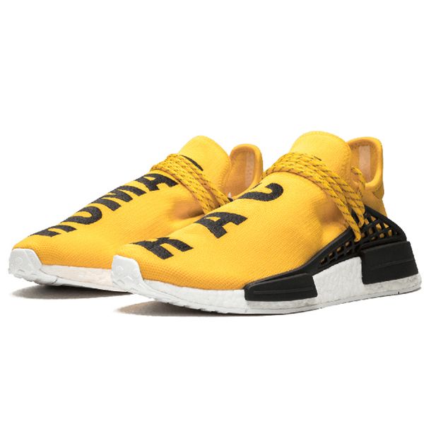 adidas human race amarelo