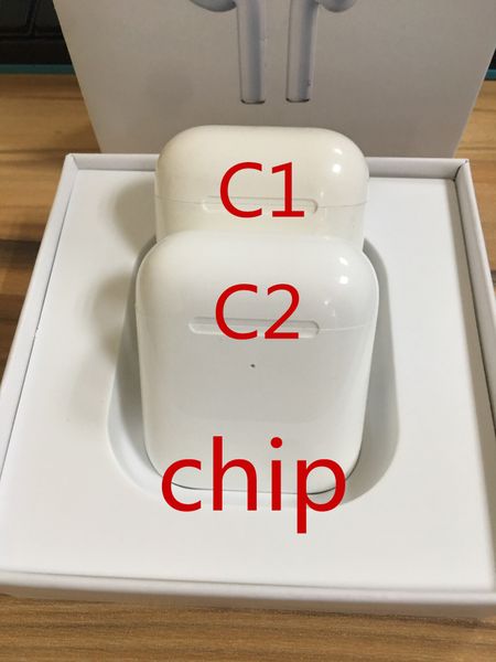 

Head et animation howing upercopied c1 c2 chip bluetooth double earphone for airpod touch voice control ound quality high level bat