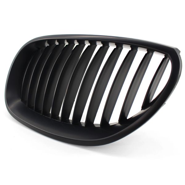 

new brand matte black racing grills car front kidney grilles for bmw e60 e61 2003-2010 m5 5-series car parts bmw