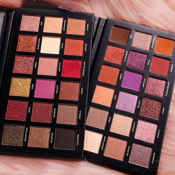 

new ucanbe matte shimmer shining eyeshadow palette eyes glitter pigment smoky waterproof makeup kit