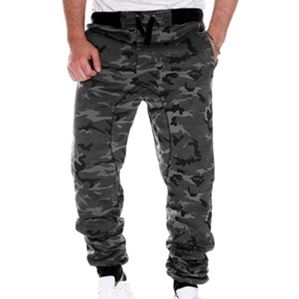 

jogger мужчины шаровары камуфляж печатного sweatpants повседневных спорт брюки фитнес pantalones hombre открытых штаны мужчина, Black