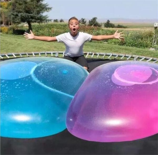 

childrens toys transparent springy inflatable ball or water balloon beach ball children swimming pool polo lawn toys ing