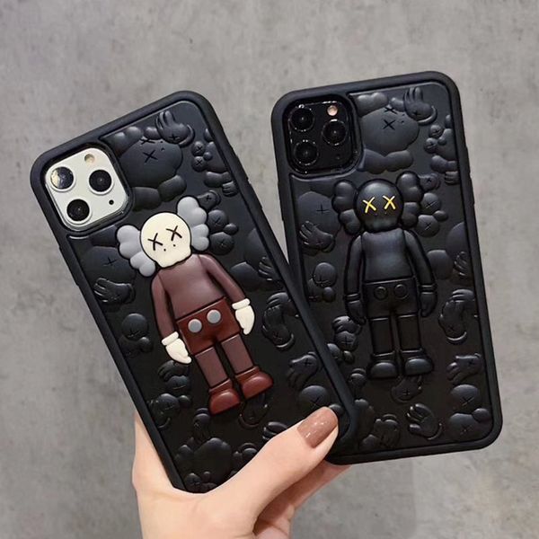

3D куклы силикона конструкции задняя крышка для Iphone 11 про макс X XS XR Xs Max 7 7plus 8 8plus Luxur