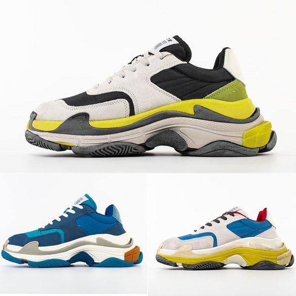 

paris 2.0 men luxury dad casual shoes crystal bottom triple-s leisure shoes sneakers for men women vintage old grandpa trainer chaussures