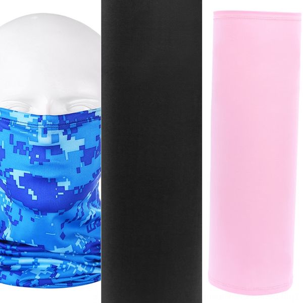 

ainaq skull half face mask scarf bandana bike motorcycle scarves scarf cycling face cosplay neck mask ski biker headband, Black