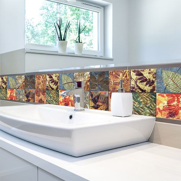 

quality eco friendlydiy mosaic wall tiles stickers waist line wall sticker kitchen adhesive bathroom toilet waterproof pvc wallp