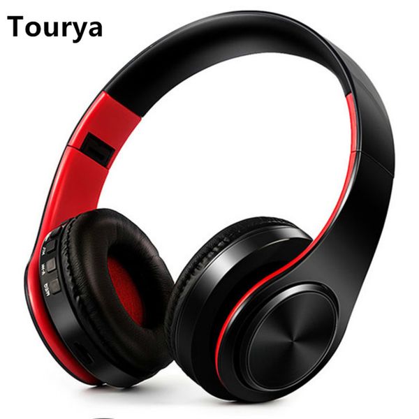 

tourya b7 wireless headphones bluetooth headset earphone headphone earbuds earphones with microphone for pc mobile phone music