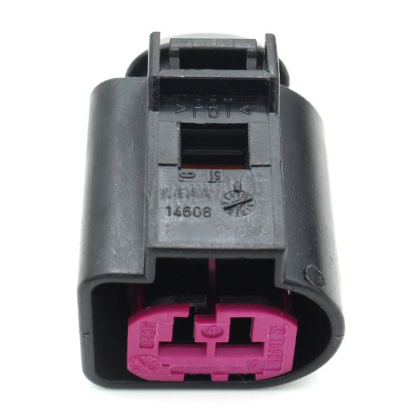 

1j0 973 772 electrical female 2 pin auto connector for generator regulator