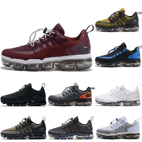 

2020 burgundy crush run utility running shoes mens reflective medium olive black white designer mens trainers sports sneakers 40-45