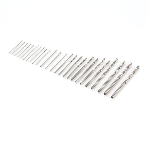 

25pcs high speed steel hss micro twist drill bit set 0.5mm-3.0mm hole grooving drill saw carpenter woodworking tools