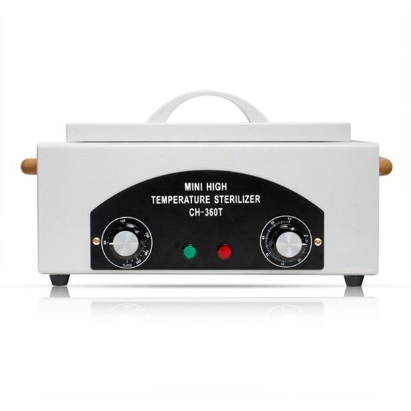 

nail art equipment high temperature sterilizer box with air - disinfection cabinet for nail art tool eu plug, Silver