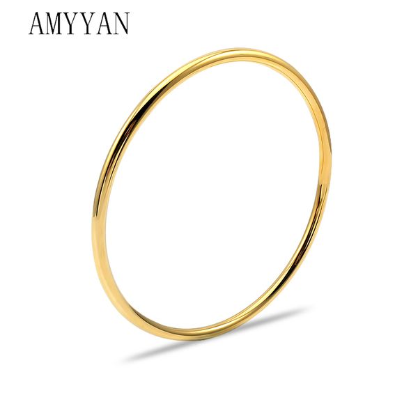 

classical simple fashion silver/gold/rose gold smooth bracelets & bangles pulseras christmas present, Black