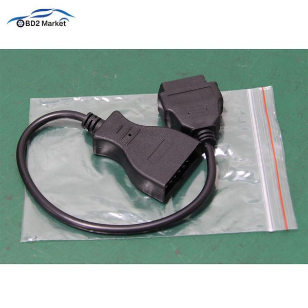 

obd2 cable for gm 12 pin to 16 pin connector adapter male to female obdii extension converter auto obd ii 12pin 16pin