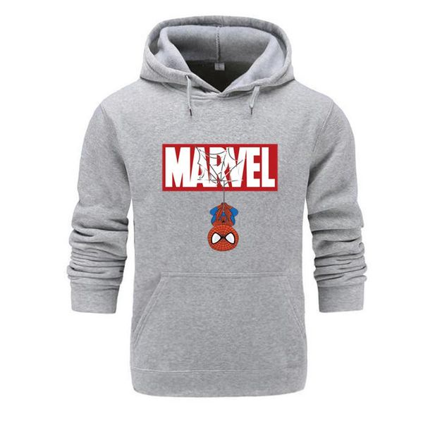 

brand new autumn spiderman sweatshirts men letter printing fashion mens hoodies sudaderas para hombre designer, Black