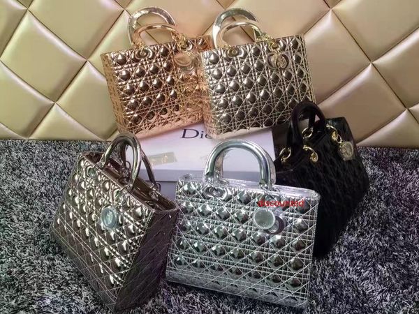 

роскошные качества brand design lady plaid сумка из натуральной лакированной кожи 7 плед xl tote сумки натуральной кожи с charms miss chain