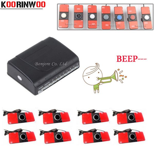 

koorinwoo car parking sensors 8 radars original video parking system alarm speaker assist car accessories parktronic