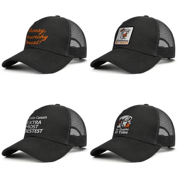 

little caesar cheesy crust pizza adjustable trucker cap ball fitted unique fashion baseball hat celebrating 60 years extra most, Blue;gray