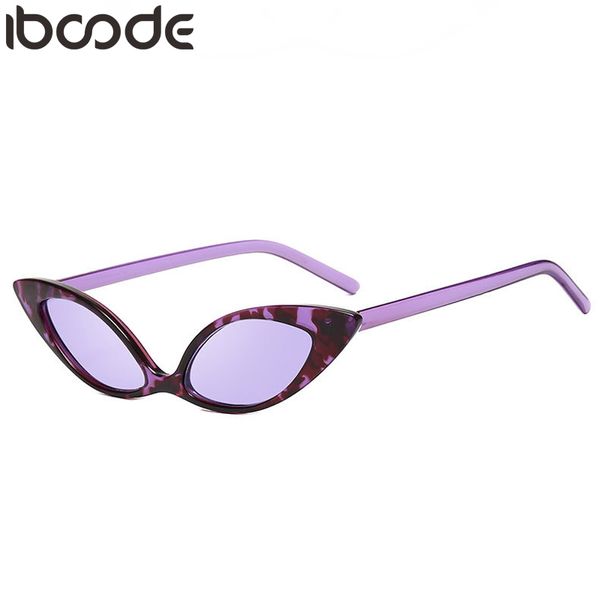 

iboode cat eye sunglasses women vintage gradient sun glasses retro shades female brand design uv400 eyewear oculos gafas de sol, White;black