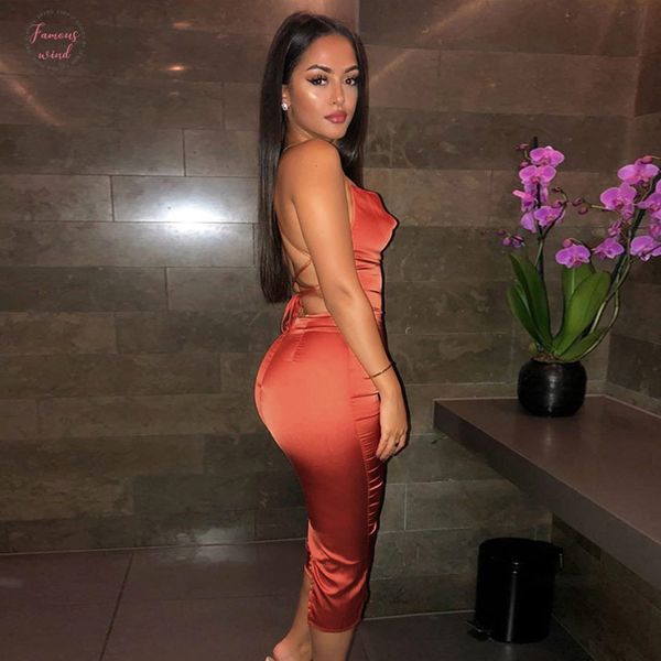 

women satin long dress summer green elegant dresses woman party sleeveless night backless lace up slim fit bodycon dress midi, Black;gray