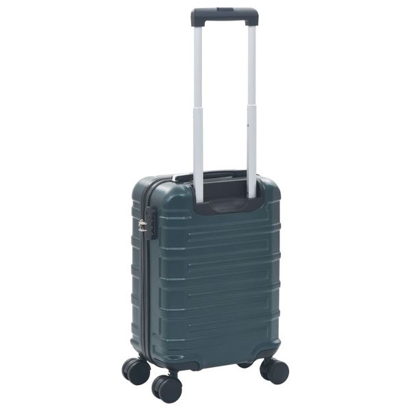 

green hard case trolley in abs