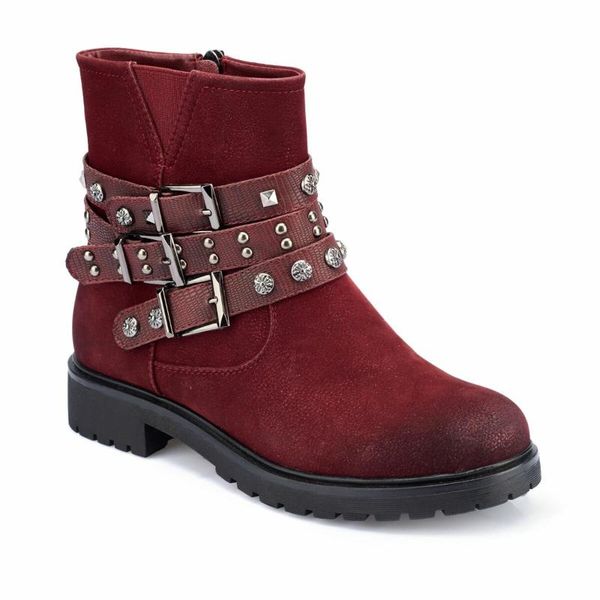 

flo 82.312376.z burgundy women 's boots polaris, Black
