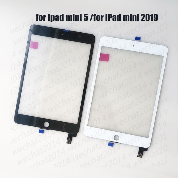 Pannello in vetro touch screen da 100 pezzi con sostituzione del digitalizzatore per iPad Mini 5 5th A2124 A2126 A2133