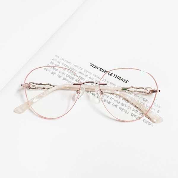

sunglasses hip-hop men and women retro metal glasses frame anti-blue light polygon fat mirror frameless glasses., White;black