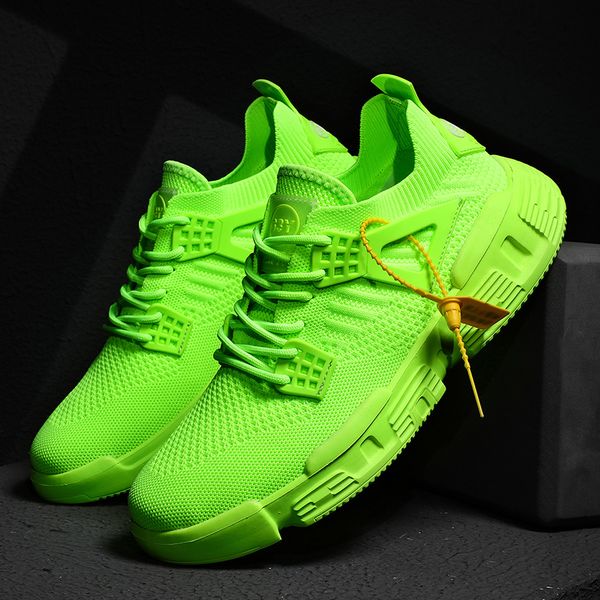 

new stylish men sneakers breathable thick sole running shoes for men super light sports shoes comfortable multicolor