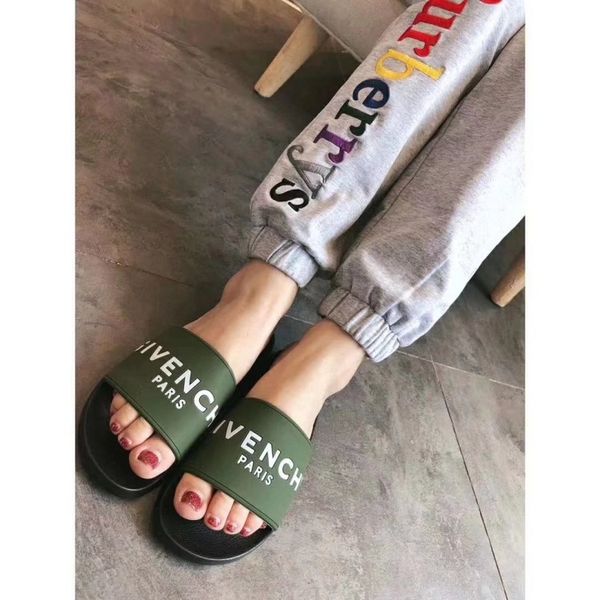 

2020 europe fashion sandals causal non-slip summer huaraches slippers flip flops outdoor beach sandals size 36-45, Black;red