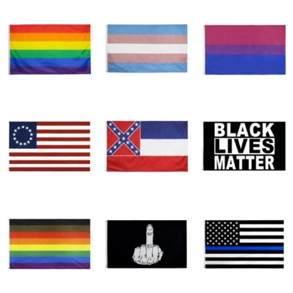

products black guns matter flags customized flags with two grommets 100d polyester custom flags#302