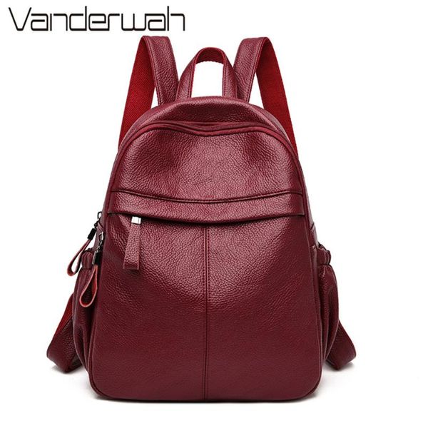 

women backpack designer leather fashion school bags for gilrs large capacity backpacks travel back pack mochilas