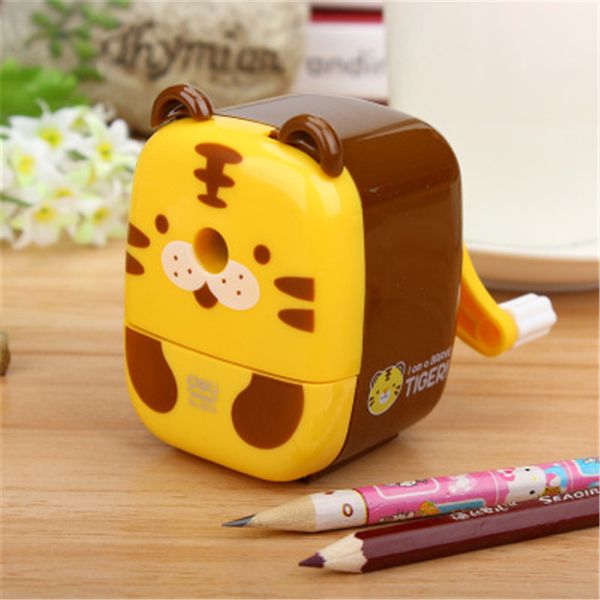 

0673 точилка для карандашей панда тигр ручной точилка для карандашей милый точилка для карандашей