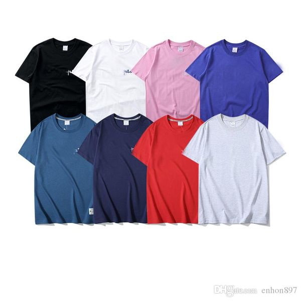 

2020 tees cha box x logo x des tee street skateboard men tee fashion short sleeved casual outdoor printed t-shirts j1714, White;black