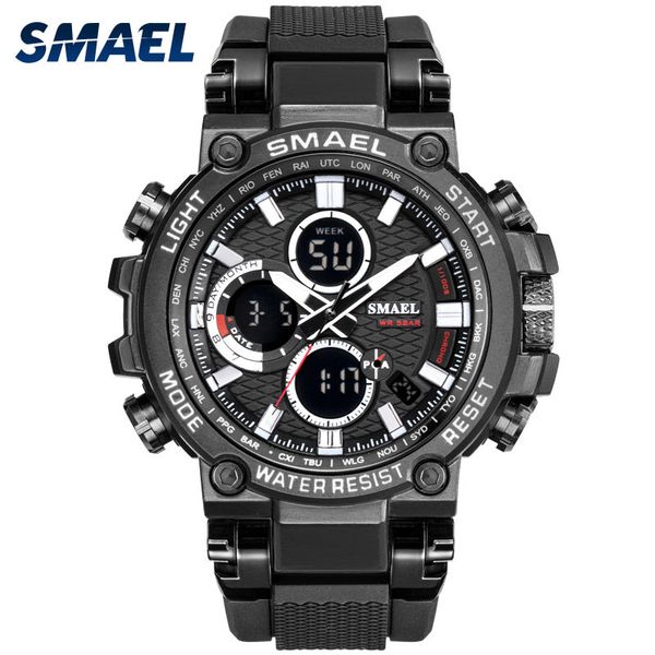

Men Watch 50m Waterproof Wristwatch LED Quartz Clock Sport Watch Male relogios masculino 1803 Smael Men