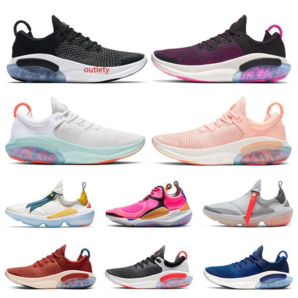 

2020 joyride men women running shoes platinum tint university red racer blue core black womens mens trainer athletic sport sneaker 36-45