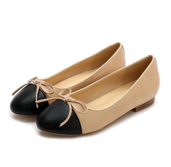

New luxury women 039 flat heel bow hallow mouth color round head comfortable ca ual hoe ladie driving hoe, White;black