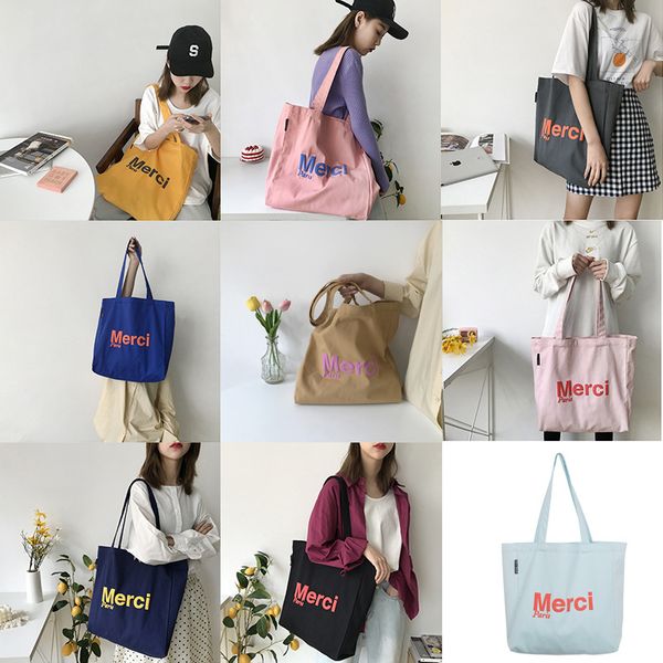 

women big canvas shoulder bags 3d french print eco friendly grocery shopping bag cloth handbag casual tote girls' books bag