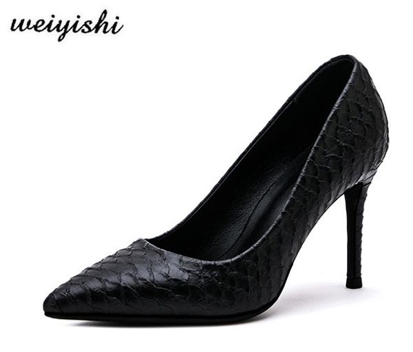 

2020 women new fashion shoes. lady shoes, weiyishi brand 010, Black