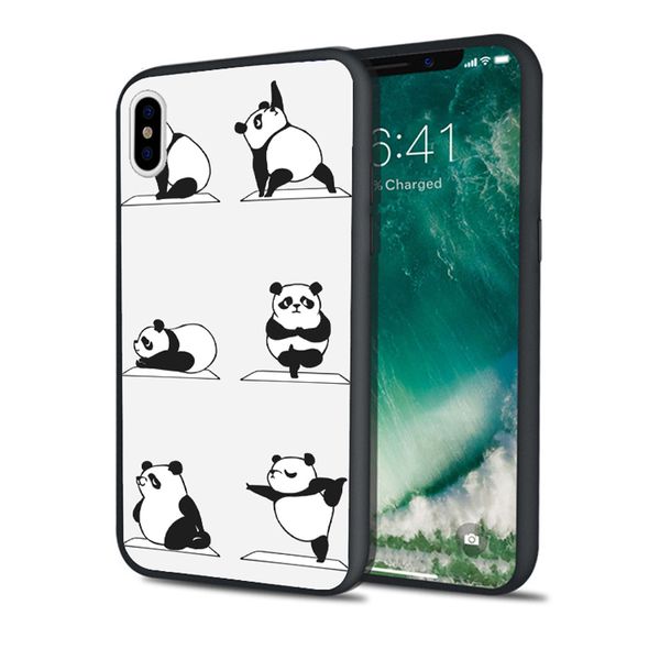 

коке panda йога чехол для iphone 11 pro xs max хг 8 7 6s plus 5s se 5 case мягкий силиконовый чехол