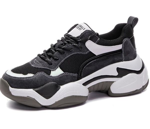 

daddy shoes women's 2019 new online red tide show feet little versatile sports leisure shoes panda shoes trainers athletic sports boots, White;red