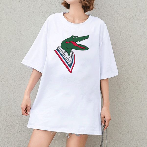

women t-shirts womens designer t-shirt girl fashion trend printing students style brief summer new style luxry skirt quality, White
