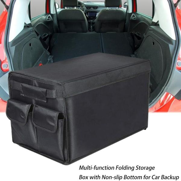 

portable multi-compartment 600d oxford trunk storage organizer storage interior car holders foldable bags